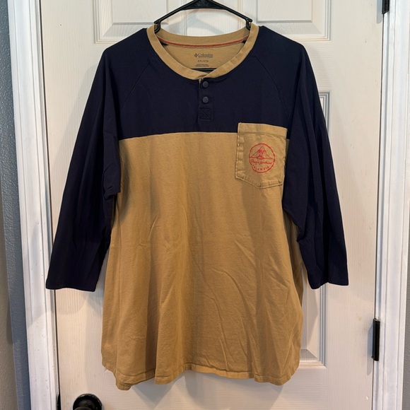 Columbia Pacific Northwest 3/4 Sleeve T-Shirt Size XXL - Picture 1 of 10